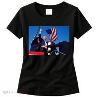 Trump 2024 Donald Trump Fist Pump Women's T-Shirt thumb 0