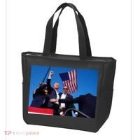 Trump 2024 Donald Trump Fist Pump Tote Bag thumb 3