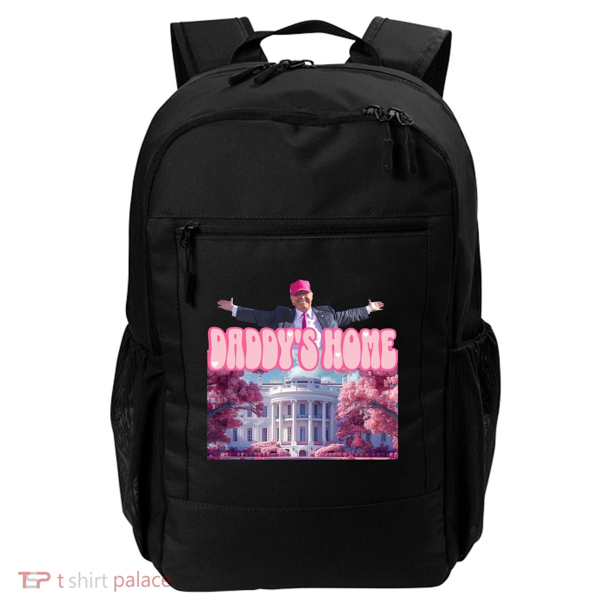 Trump 2024 Daddys Home Pink Classic Backpack