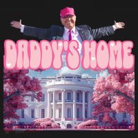 Trump 2024 Daddys Home Pink Classic Toddler Hoodie thumb 2