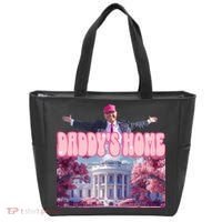 Trump 2024 Daddys Home Pink Classic Tote Bag thumb 0