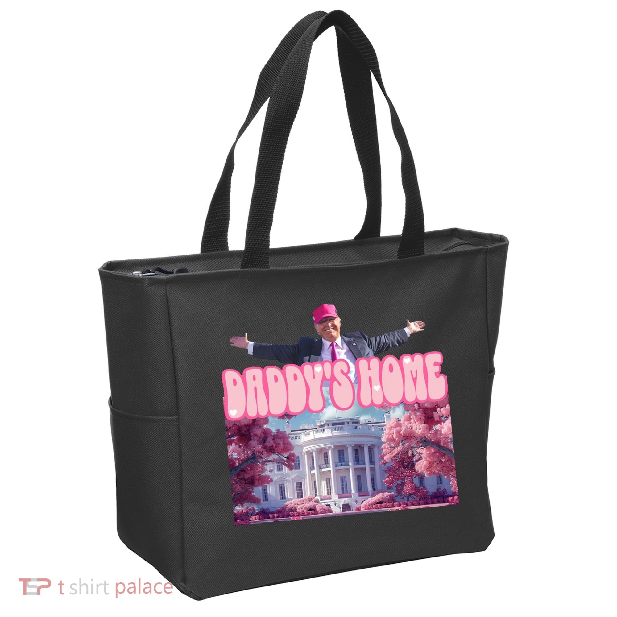 Trump 2024 Daddys Home Pink Classic Tote Bag