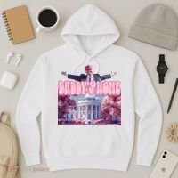 Trump 2024 Daddys Home Pink Classic Hoodie thumb 3