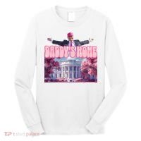 Trump 2024 Daddys Home Pink Classic Long Sleeve Shirt thumb 0