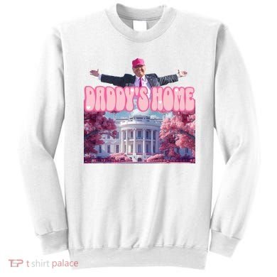 Trump 2024 Daddys Home Pink Classic Sweatshirt