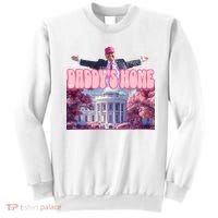 Trump 2024 Daddys Home Pink Classic Sweatshirt thumb 0