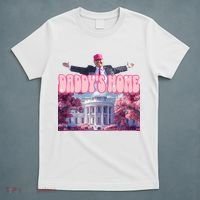 Trump 2024 Daddys Home Pink Classic T-Shirt thumb 5