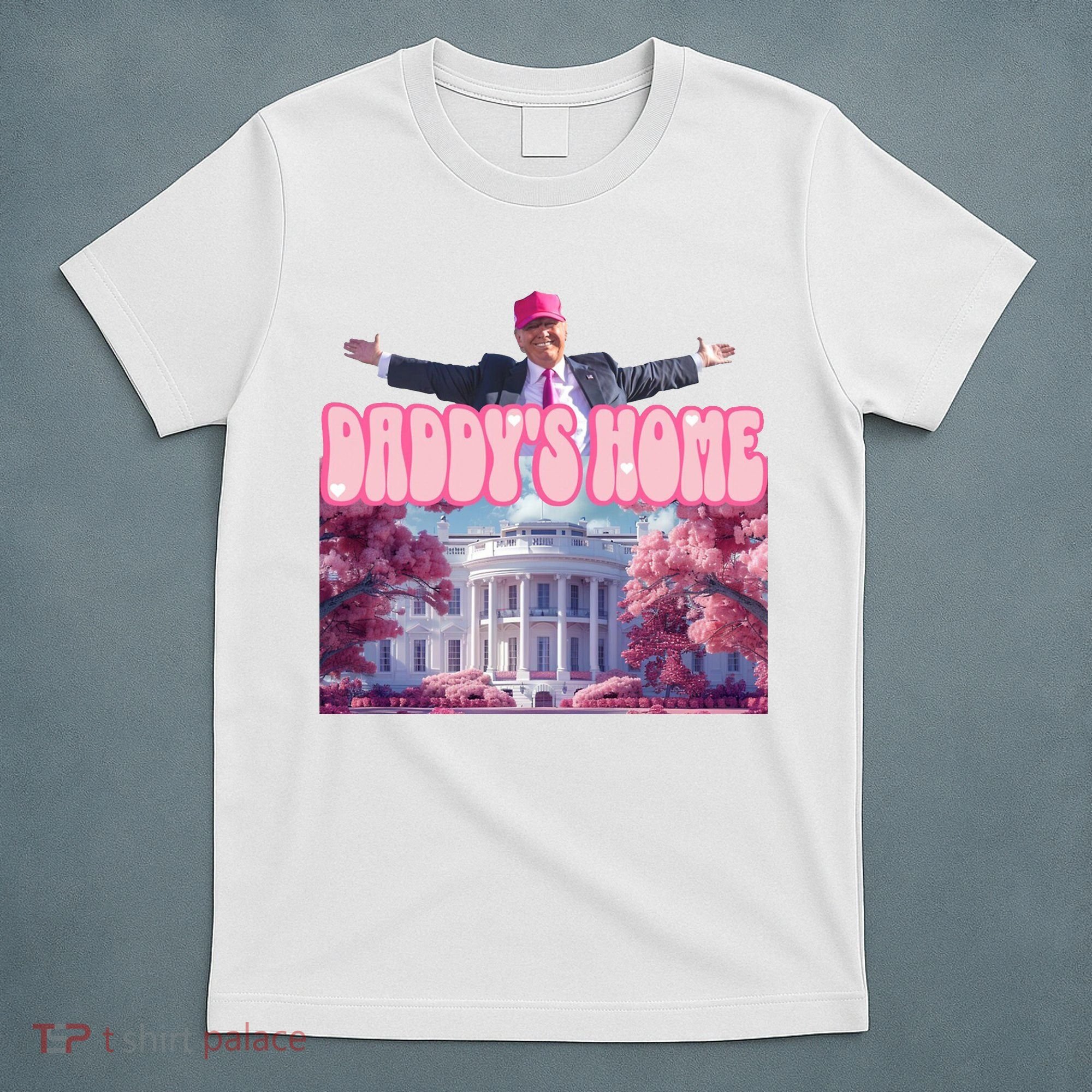 Trump 2024 Daddys Home Pink Classic T-Shirt