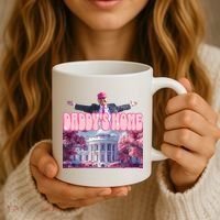 Trump 2024 Daddys Home Pink Classic Coffee Mug thumb 3