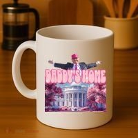 Trump 2024 Daddys Home Pink Classic Coffee Mug thumb 4