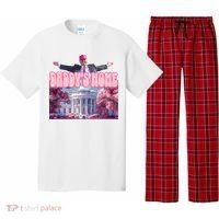 Trump 2024 Daddys Home Pink Classic Pajama Set thumb 0
