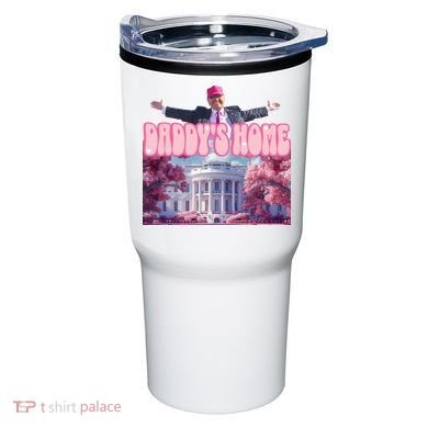 Trump 2024 Daddys Home Pink Classic Tumbler