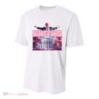 Trump 2024 Daddys Home Pink Classic Youth Performance Sprint T-Shirt thumb 0