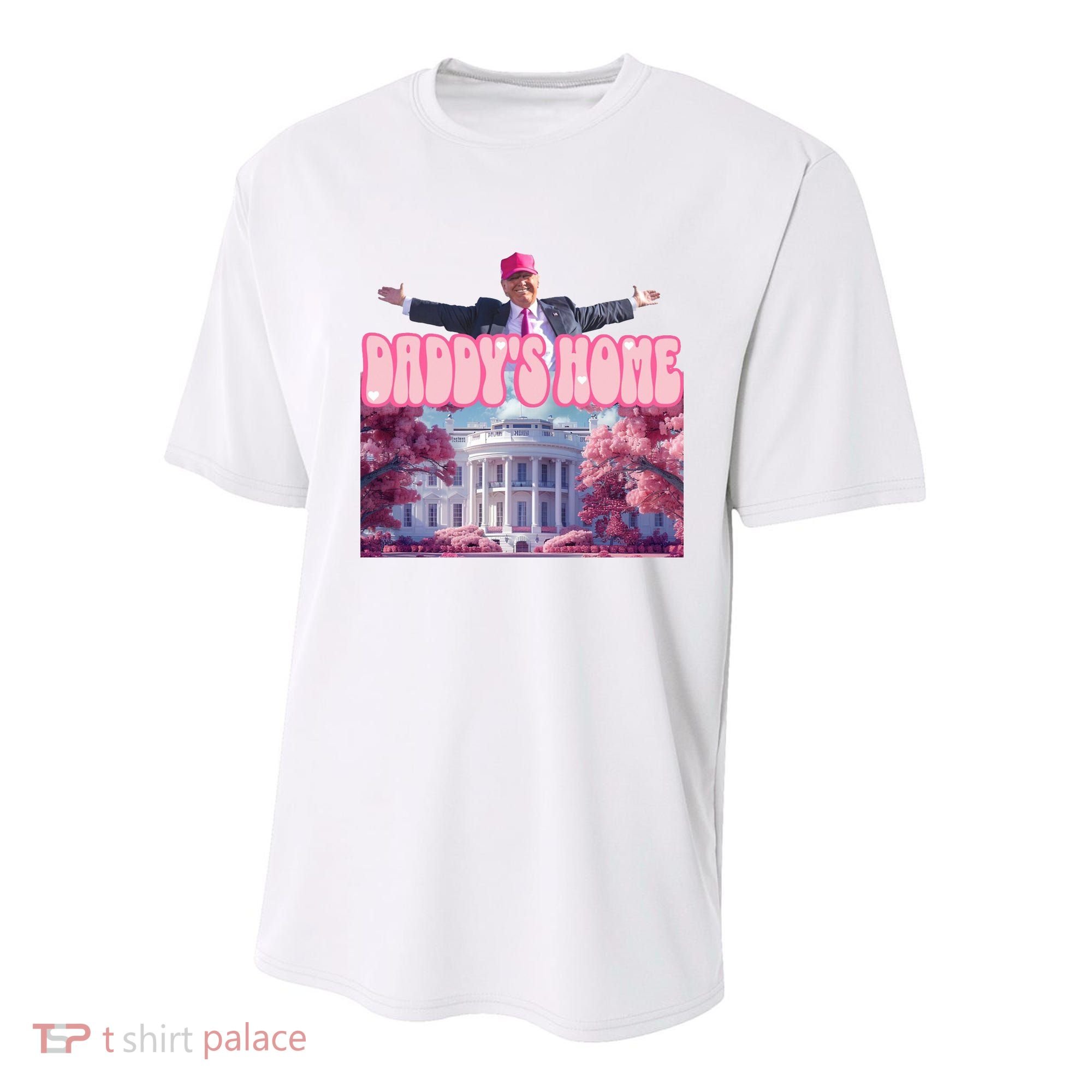 Trump 2024 Daddys Home Pink Classic Youth Performance Sprint T-Shirt