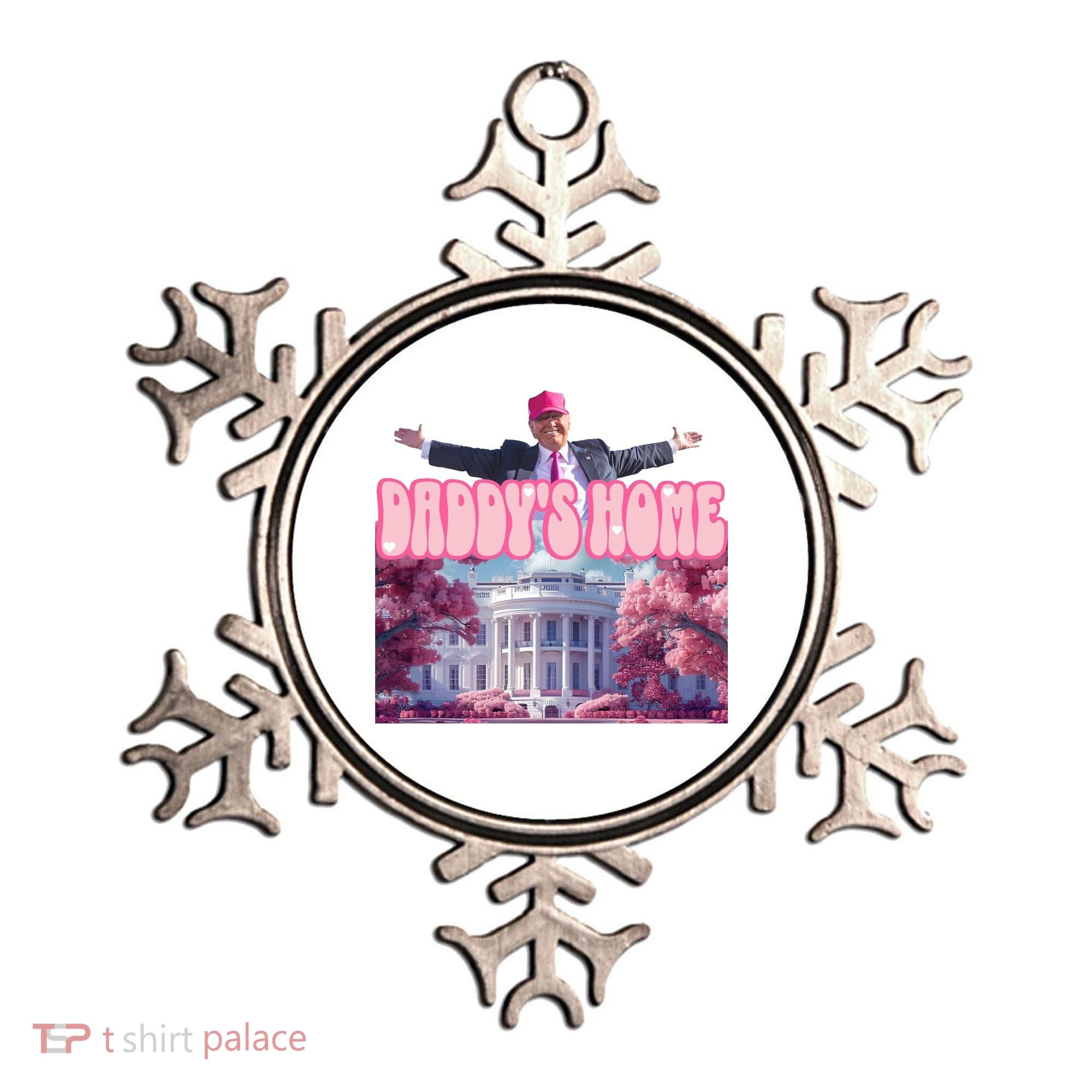 Trump 2024 Daddys Home Pink Classic Ornament