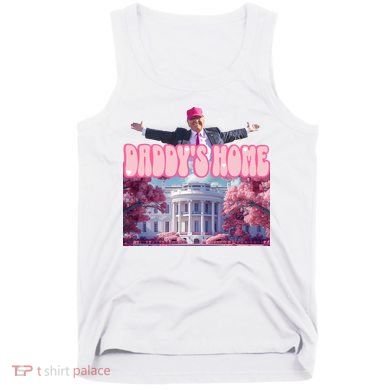 Trump 2024 Daddys Home Pink Classic Tank Top