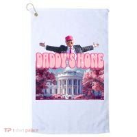 Trump 2024 Daddys Home Pink Classic Golf Towel thumb 0