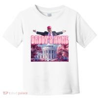 Trump 2024 Daddys Home Pink Classic Toddler T-Shirt thumb 0