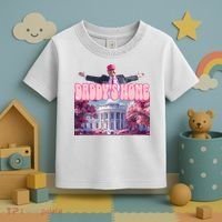 Trump 2024 Daddys Home Pink Classic Toddler T-Shirt thumb 3