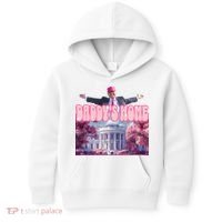 Trump 2024 Daddys Home Pink Classic Kids Hoodie thumb 0