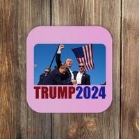 Trump 20247 Election Pennsylvania Rally Shooting Coaster thumb 0