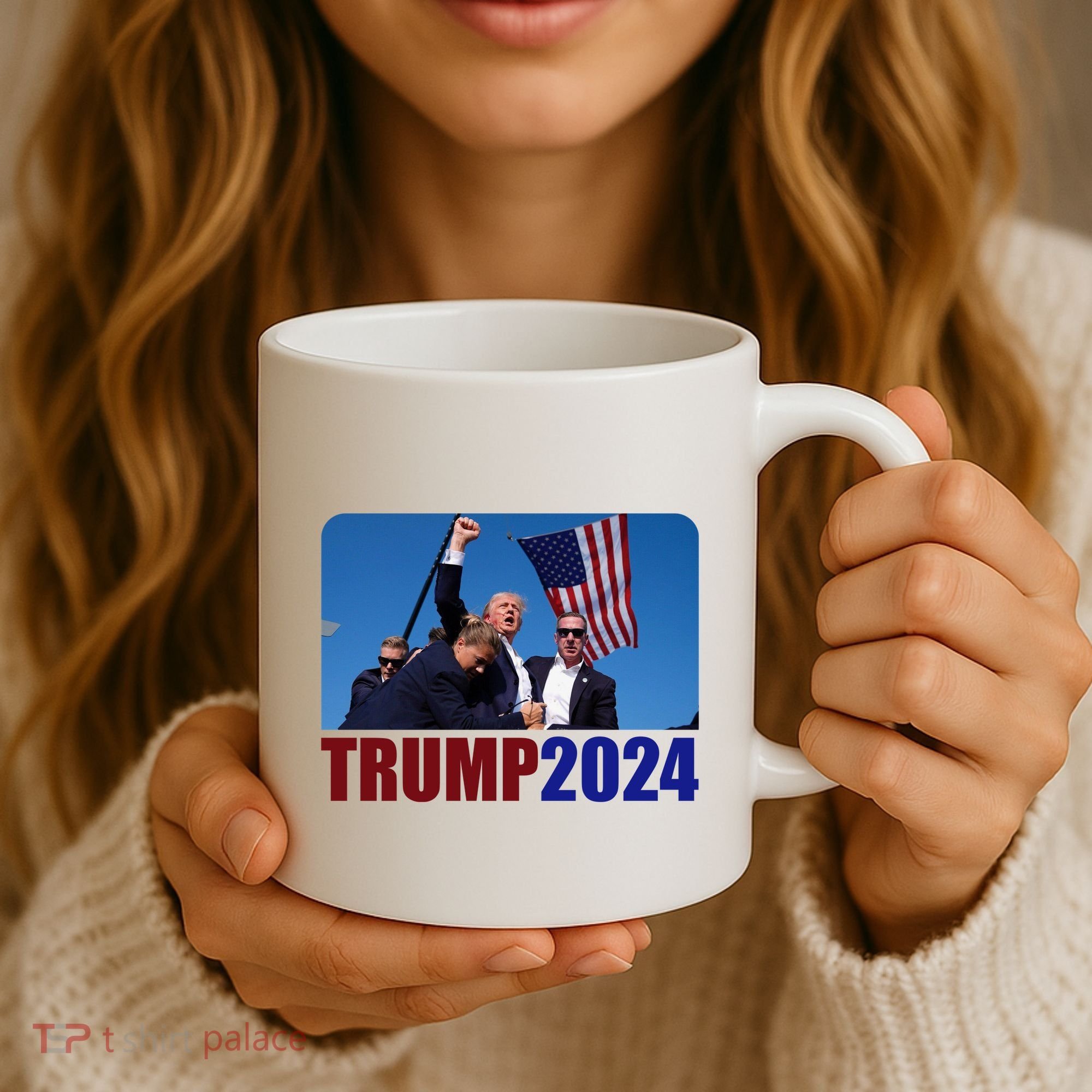Trump 20247 Election Pennsylvania Rally Shooting Coffee Mug
