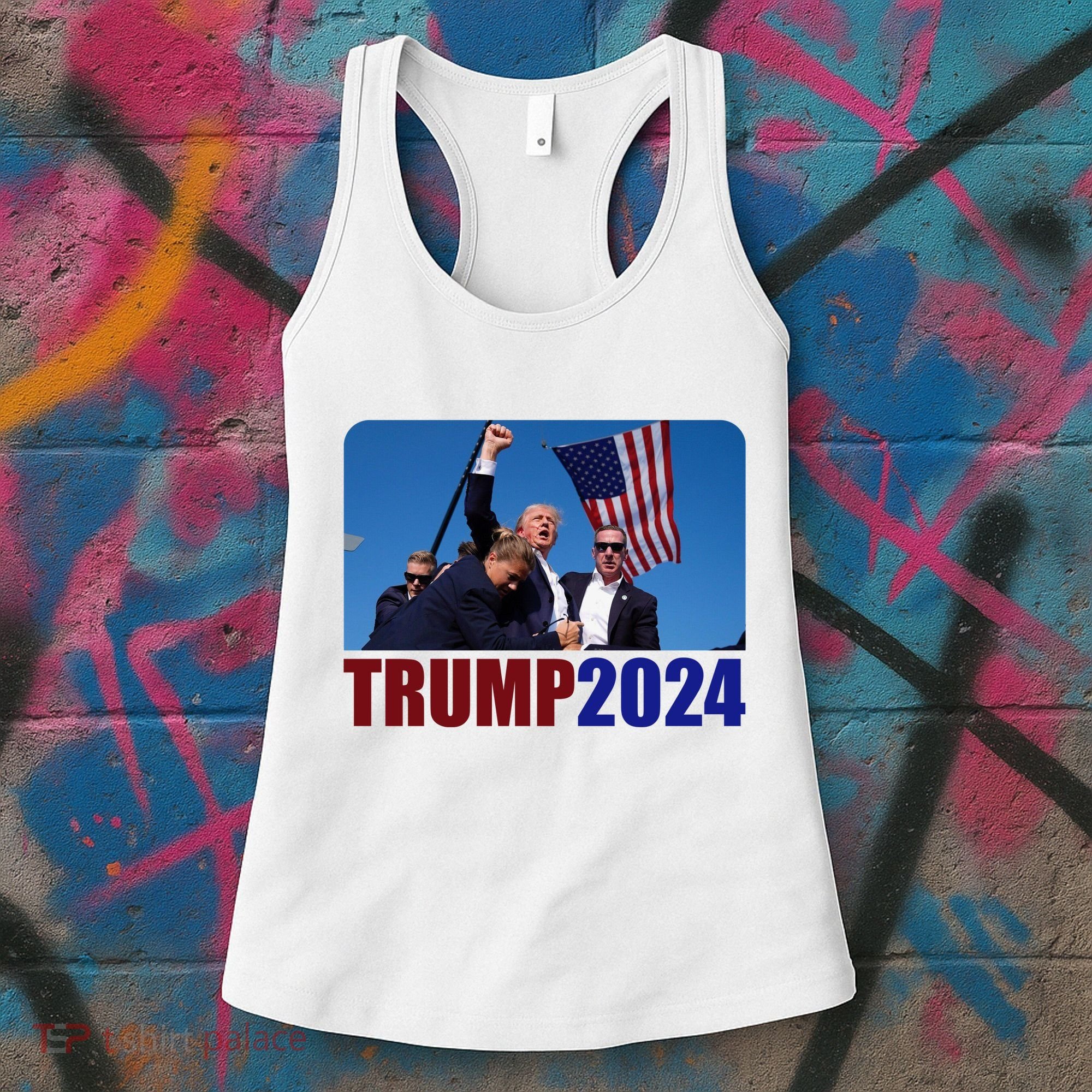 Trump 20247 Election Pennsylvania Rally Shooting Women's Tank Top