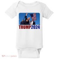 Trump 20247 Election Pennsylvania Rally Shooting Baby Bodysuit thumb 0