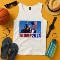 Trump 20247 Election Pennsylvania Rally Shooting Tank Top thumb 4