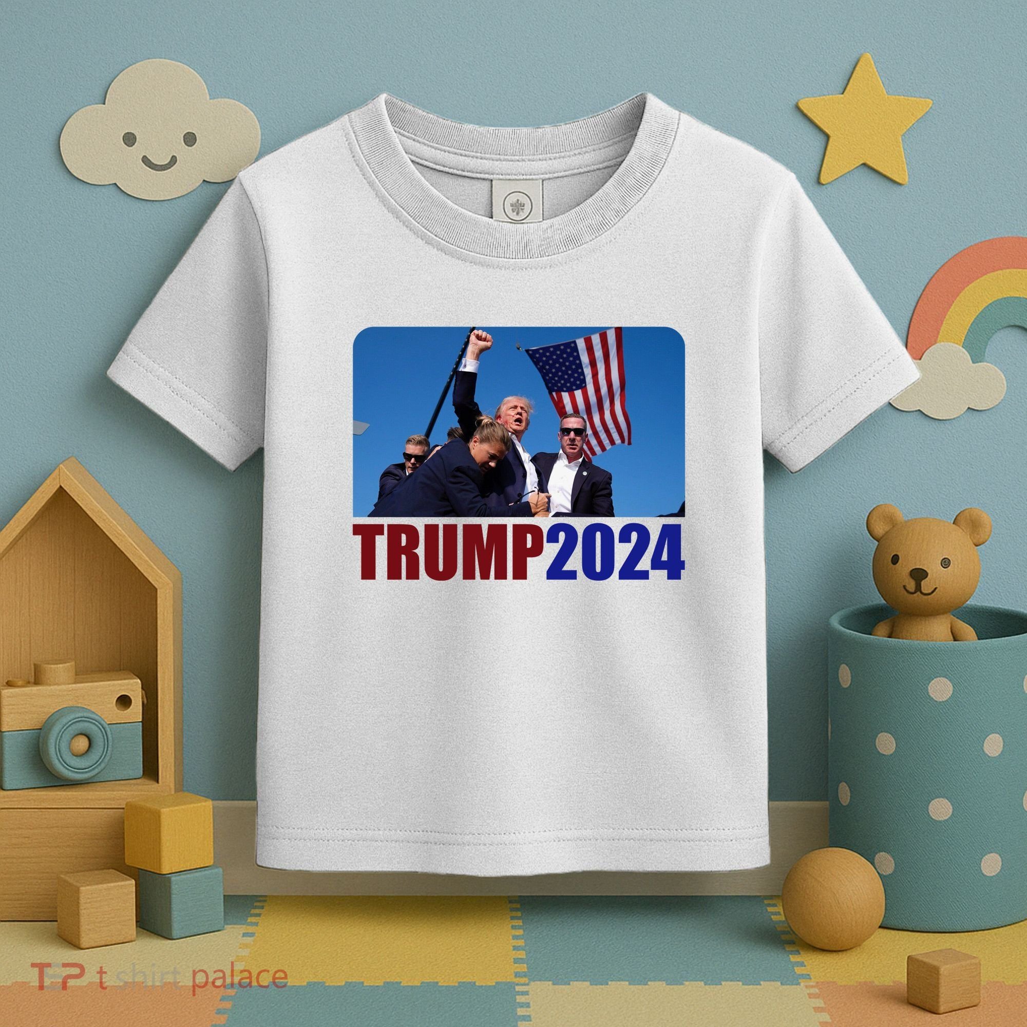 Trump 20247 Election Pennsylvania Rally Shooting Toddler T-Shirt