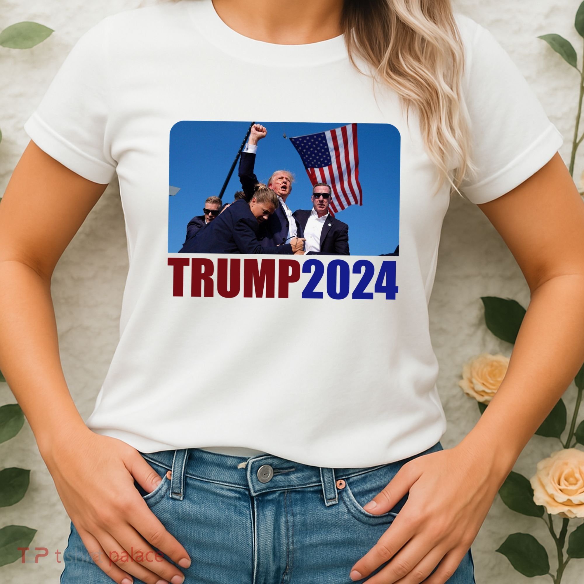 Trump 20247 Election Pennsylvania Rally Shooting Women's T-Shirt