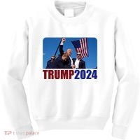 Trump 20247 Election Pennsylvania Rally Shooting Kids Sweatshirt thumb 0