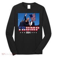 Trump 2024 Election Rally Photo Shooting Pennsylvania Long Sleeve Shirt thumb 0