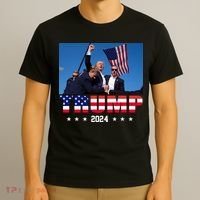 Trump 2024 Election Rally Photo Shooting Pennsylvania T-Shirt thumb 3