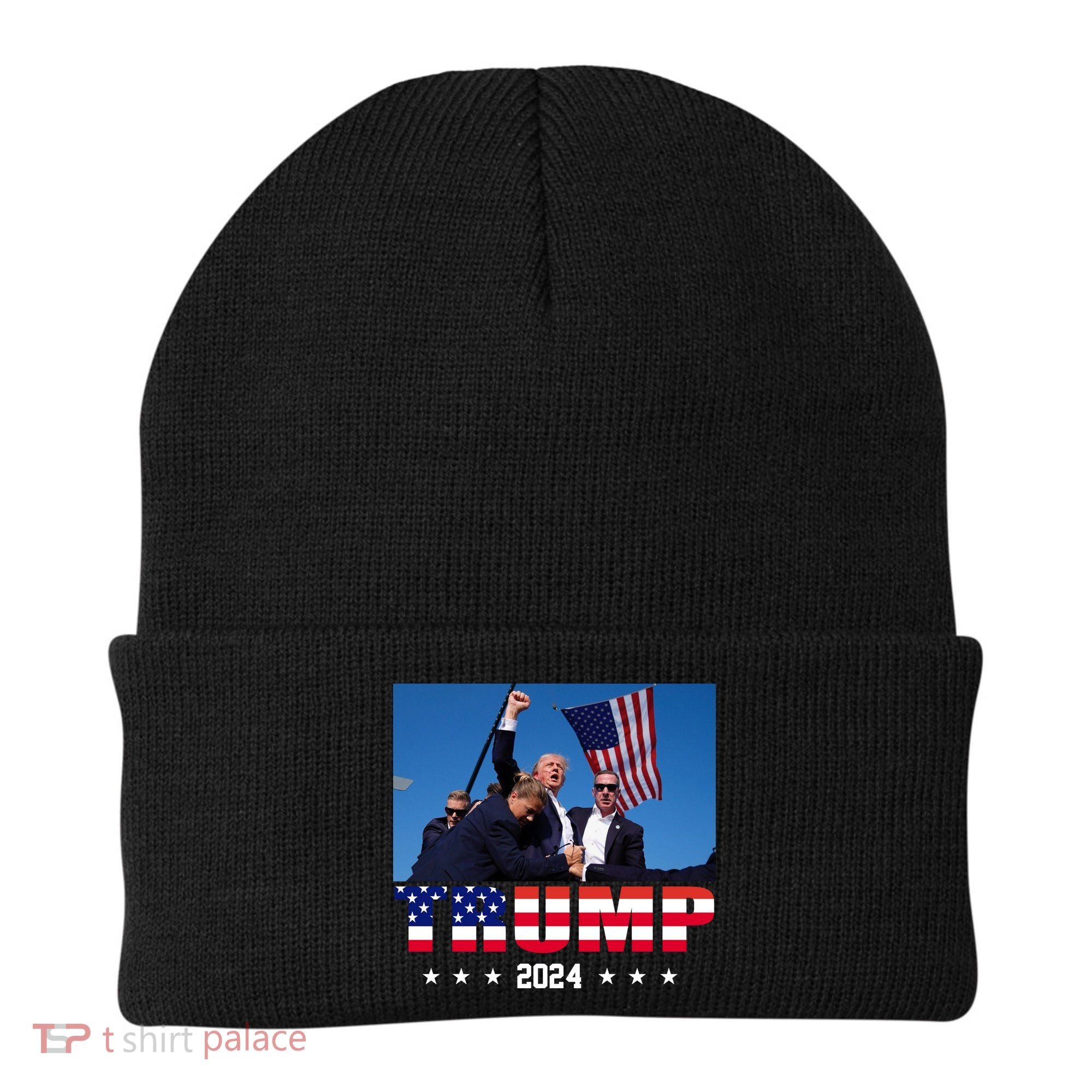 Trump 2024 Election Rally Photo Shooting Pennsylvania Beanie