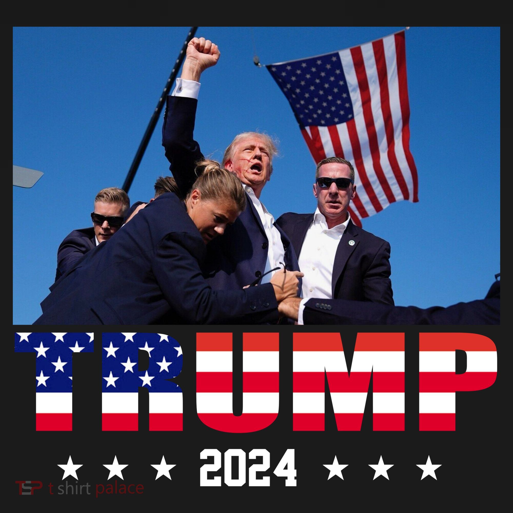 Trump 2024 Election Rally Photo Shooting Pennsylvania Kids Sweatshirt