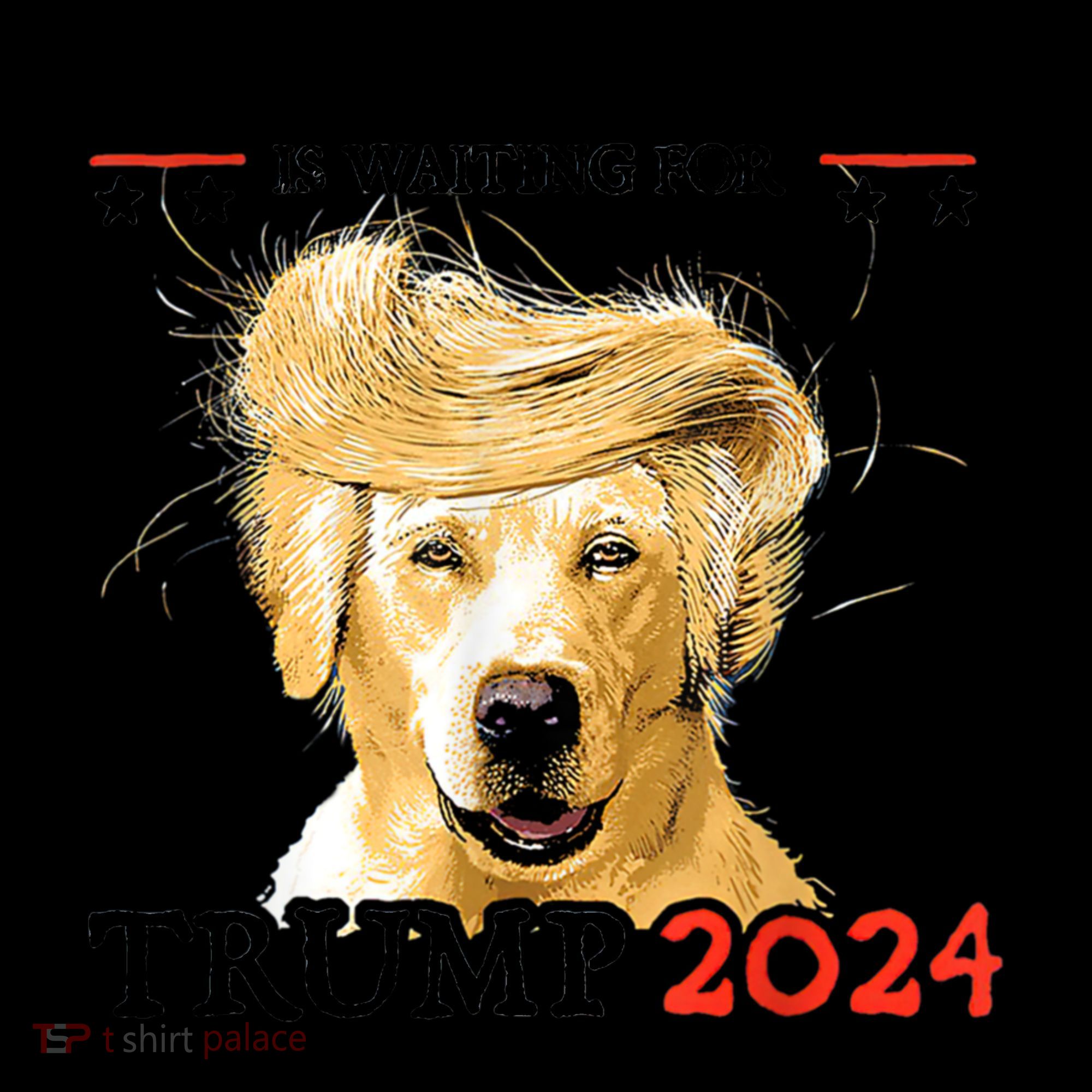 Trump 2024 Even My Dog Is Waiting For Trump 2024 Coffee Mug