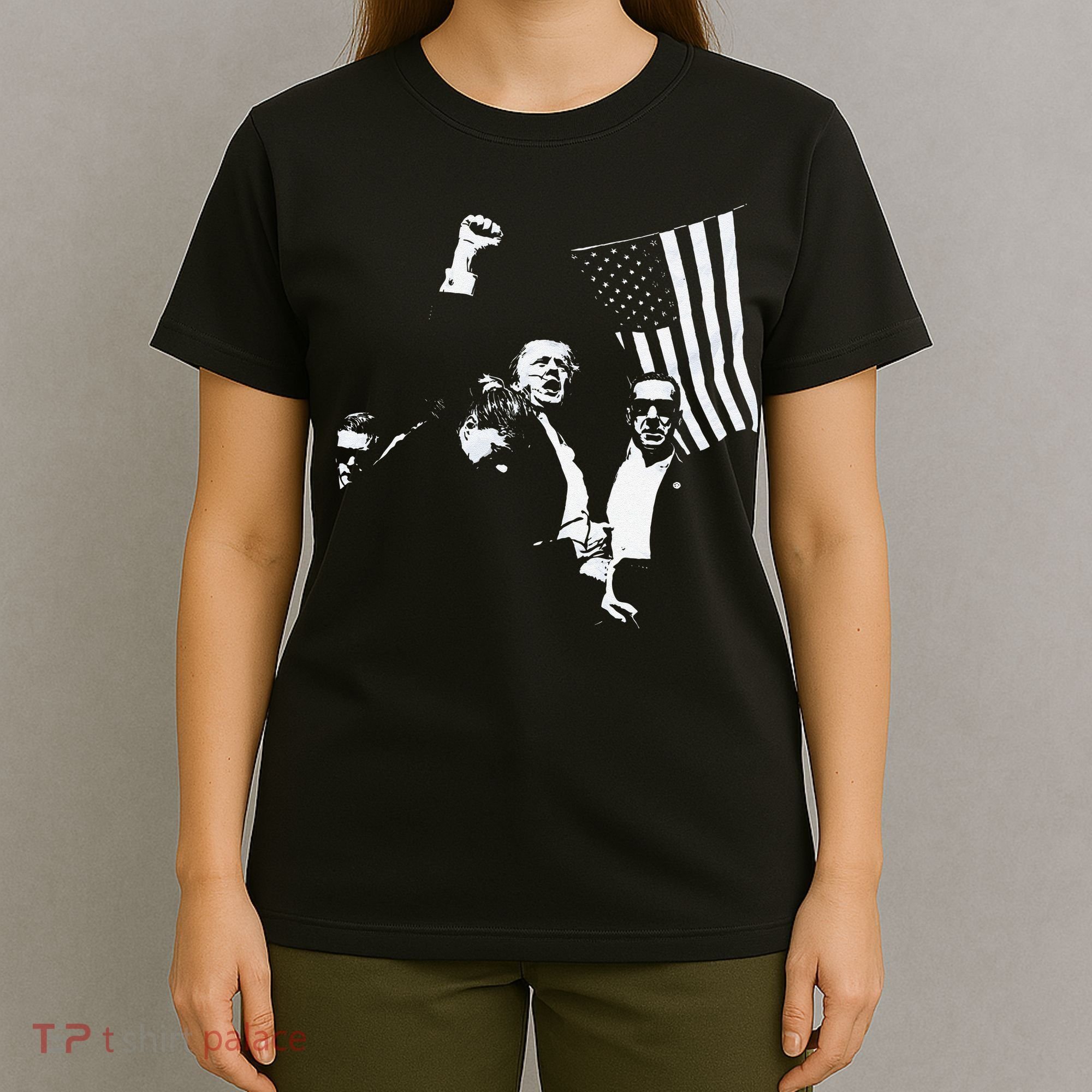 Trump 2024 Fear Not American Hero Fight Fight Fight Maga Gift T-Shirt