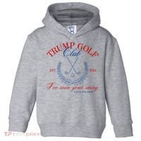 Trump 2024 Funny Golf Club IVe Seen Your Swing Political Toddler Hoodie thumb 0