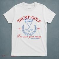 Trump 2024 Funny Golf Club IVe Seen Your Swing Political T-Shirt thumb 5