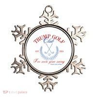 Trump 2024 Funny Golf Club IVe Seen Your Swing Political Ornament thumb 0