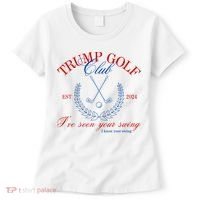 Trump 2024 Funny Golf Club IVe Seen Your Swing Political Women's T-Shirt thumb 0