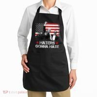 Trump 2024 Flag Haters Gonna Hate Pennsylvania Rally Trump Apron thumb 2