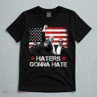 Trump 2024 Flag Haters Gonna Hate Pennsylvania Rally Trump T-Shirt thumb 5