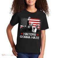Trump 2024 Flag Haters Gonna Hate Pennsylvania Rally Trump Kids T-Shirt thumb 2