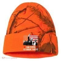 Trump 2024 Flag Haters Gonna Hate Pennsylvania Rally Trump Kati Licensed 12" Camo Cuffed Beanie thumb 0