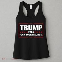 Trump 2024 Fuck Your Feelings Women's Tank Top thumb 3