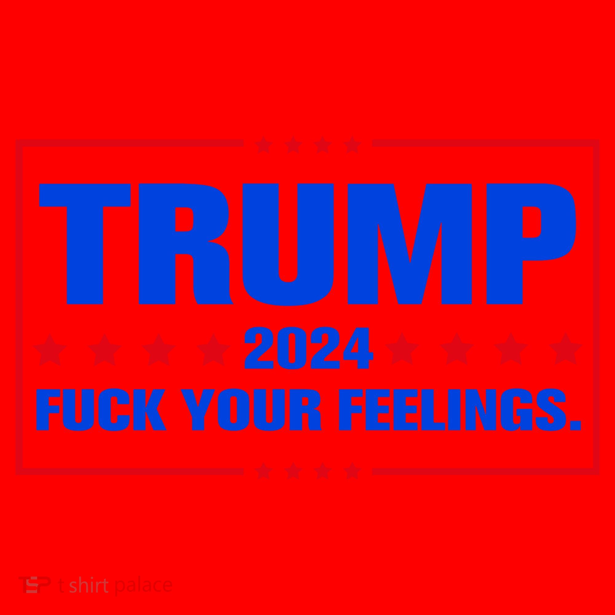 Trump 2024 Fuck Your Feelings Santa Hat