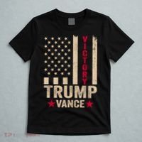 Trump 2024 Flag Victory J.D.Vance President 47 Trump Won T-Shirt thumb 5