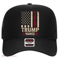 Trump 2024 Flag Victory J.D.Vance President 47 Trump Won Hat thumb 0